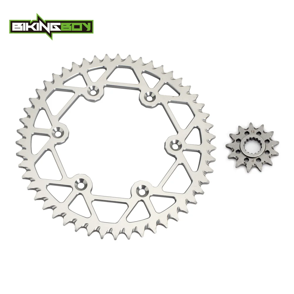 BIKINGBOY передние 13T задние 48 T-52 T звездочки для KTM 125-530 144 250 300 350 400 450 500 520 EXC MXC SXF SXS GS XC MX