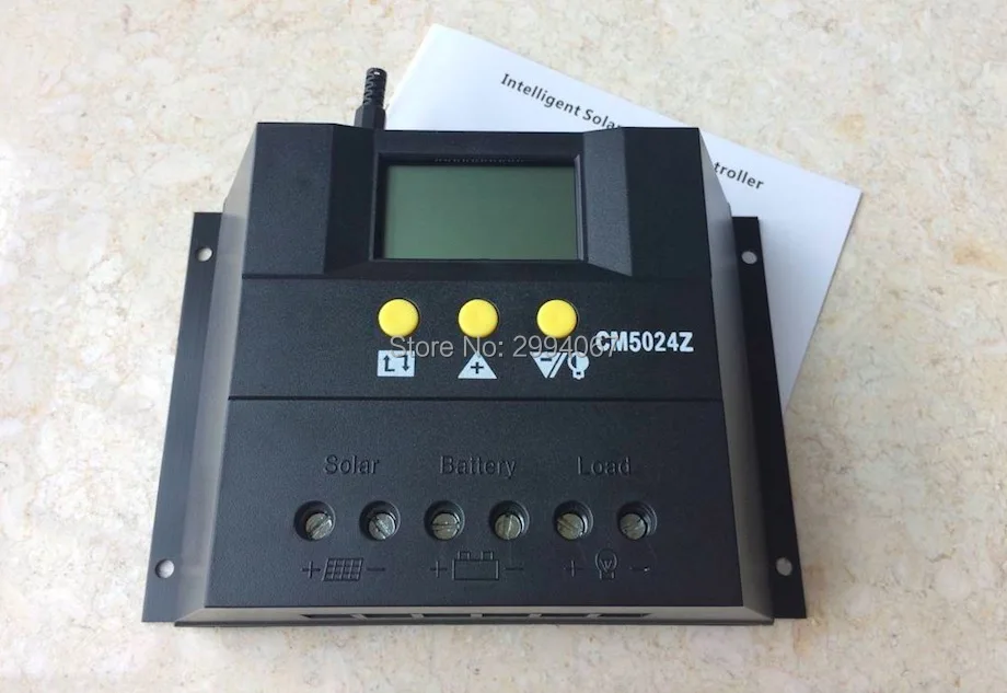DC 12V 24V Auto Work 50A LCD Solar Regulator PV Cells Panel PWM Charger controller Charging for solar panel 1200W | Обустройство дома