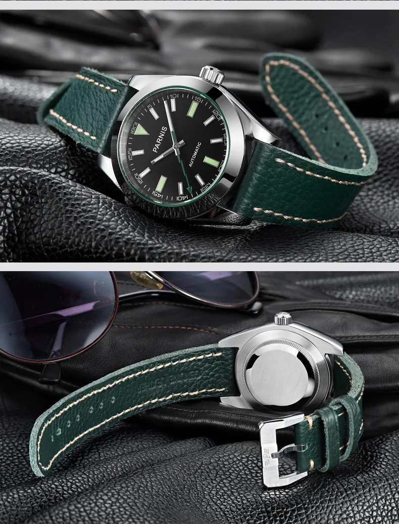 Часы мужские механические с сапфировым стеклом 40 мм PA2107|watch business|watch qualitywatch automatic |