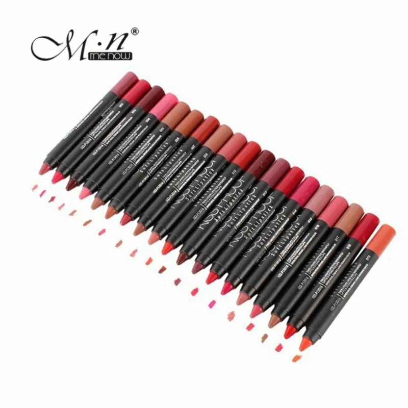 19 шт./лот MENOW матовая губная помада с эффектом поцелуев долговечный эффект мягкие