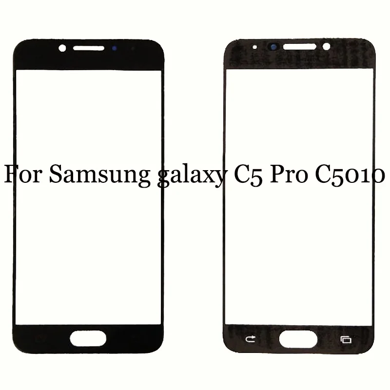 

A + Качество для samsung galaxy C5pro сенсорный экран дигитайзер C5 pro сенсорный экран стеклянная панель без гибкого кабеля для C 5 pro C5010