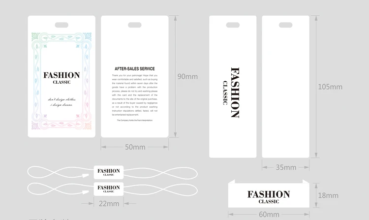 OEM логотип на заказ брендовая одежда напечатанная бумажная ценная бирка для