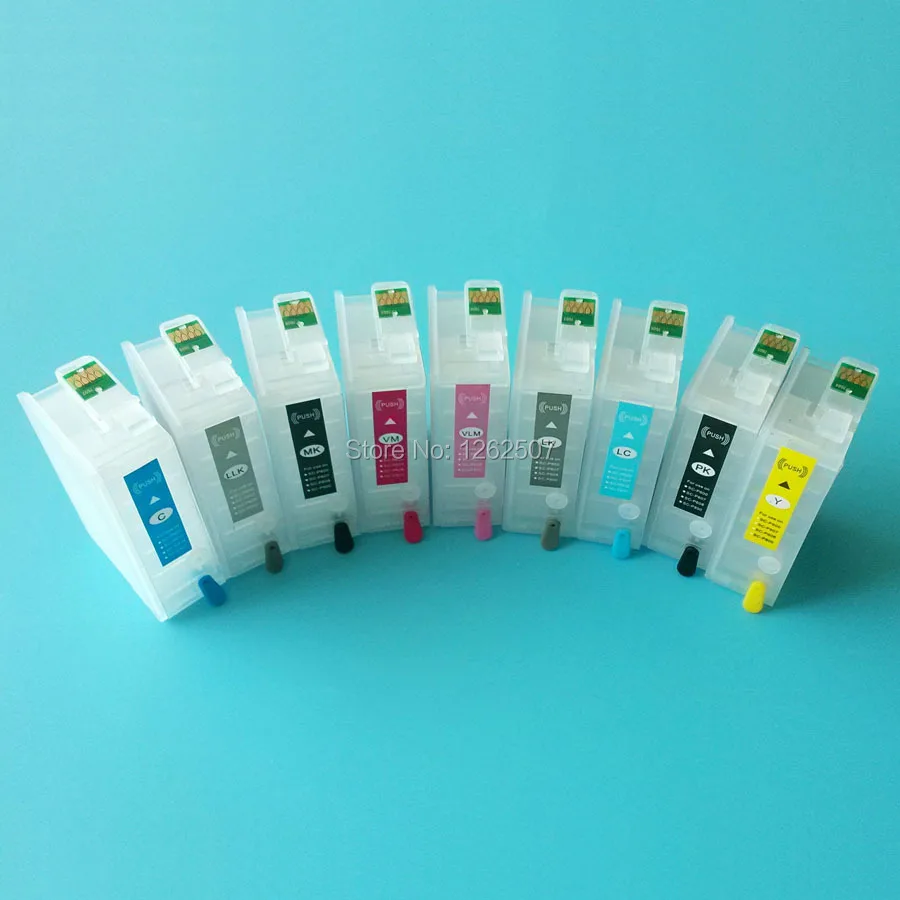 

Картриджи для принтера Epson Stylus R3000, 9 цветов