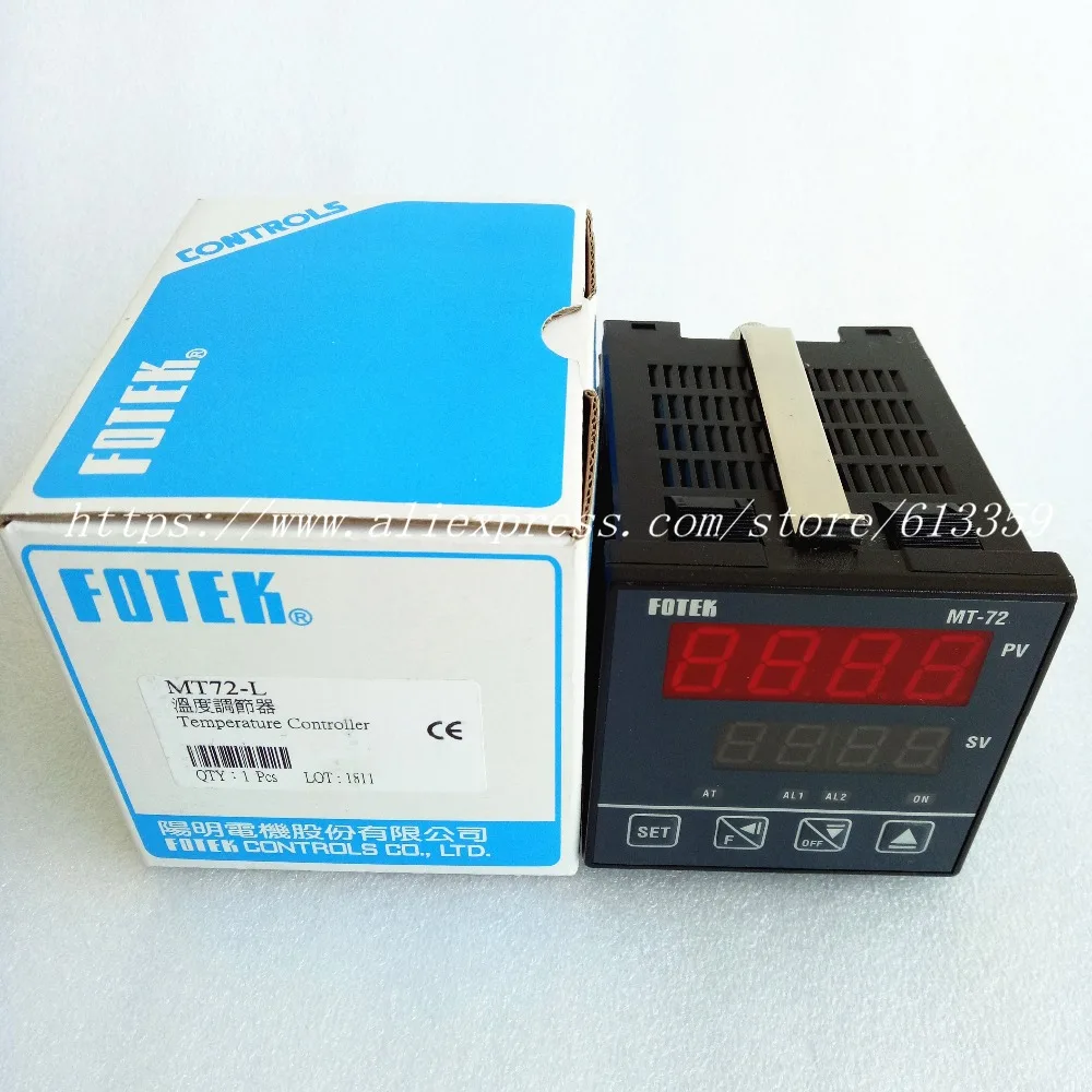 Регулятор температуры FOTEK PID + Fuzzy 100% Новый оригинальный регулятор 72*72*80 2 шт. в 1
