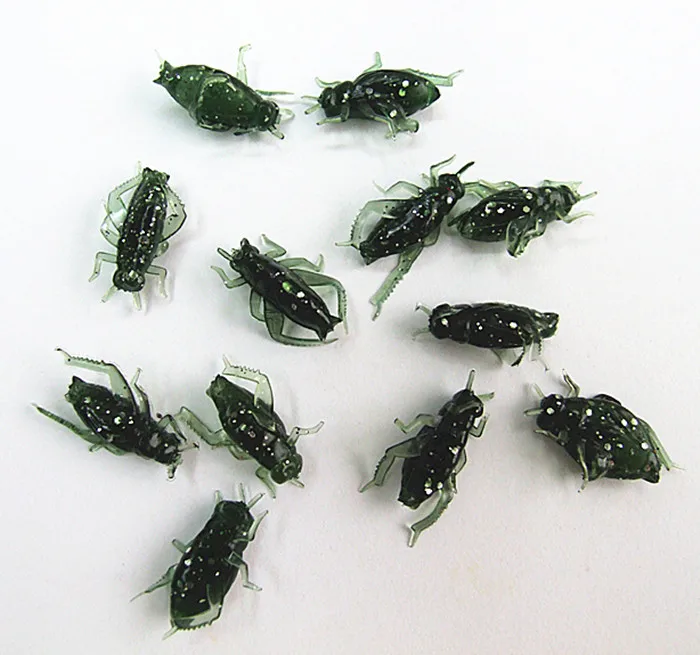

Soft Lure Fishing Lure Worm Fly Locusts False Bait Grasshopper Shape Lifelike 2cm/0.8g Sea and Fresh water Fishing Lure