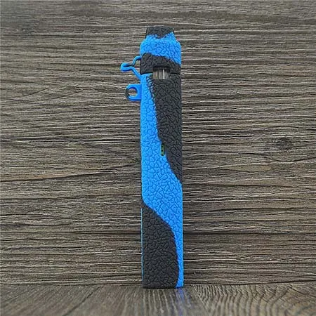 black blue Чехол с текстурой для Vape NanoSTIX, силиконовый чехол, гелевая оболочка, подходит для Nano STIX NanoPODs E cig - Цвет: black blue