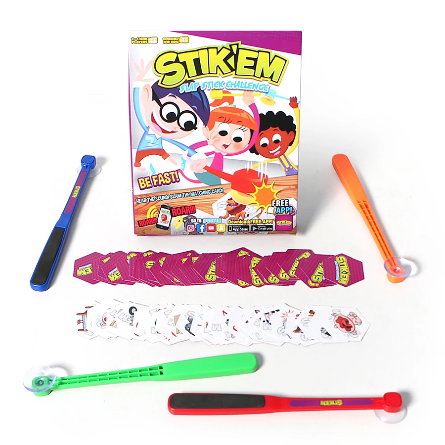 Быстрая и захватывающая игра STIK'EM family funny toy ждите слушайте уникальные звуки