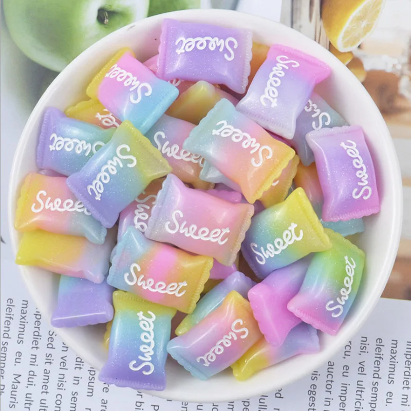 30 шт. милые конфеты для мобильного телефона красоты сделай сам девушек волос