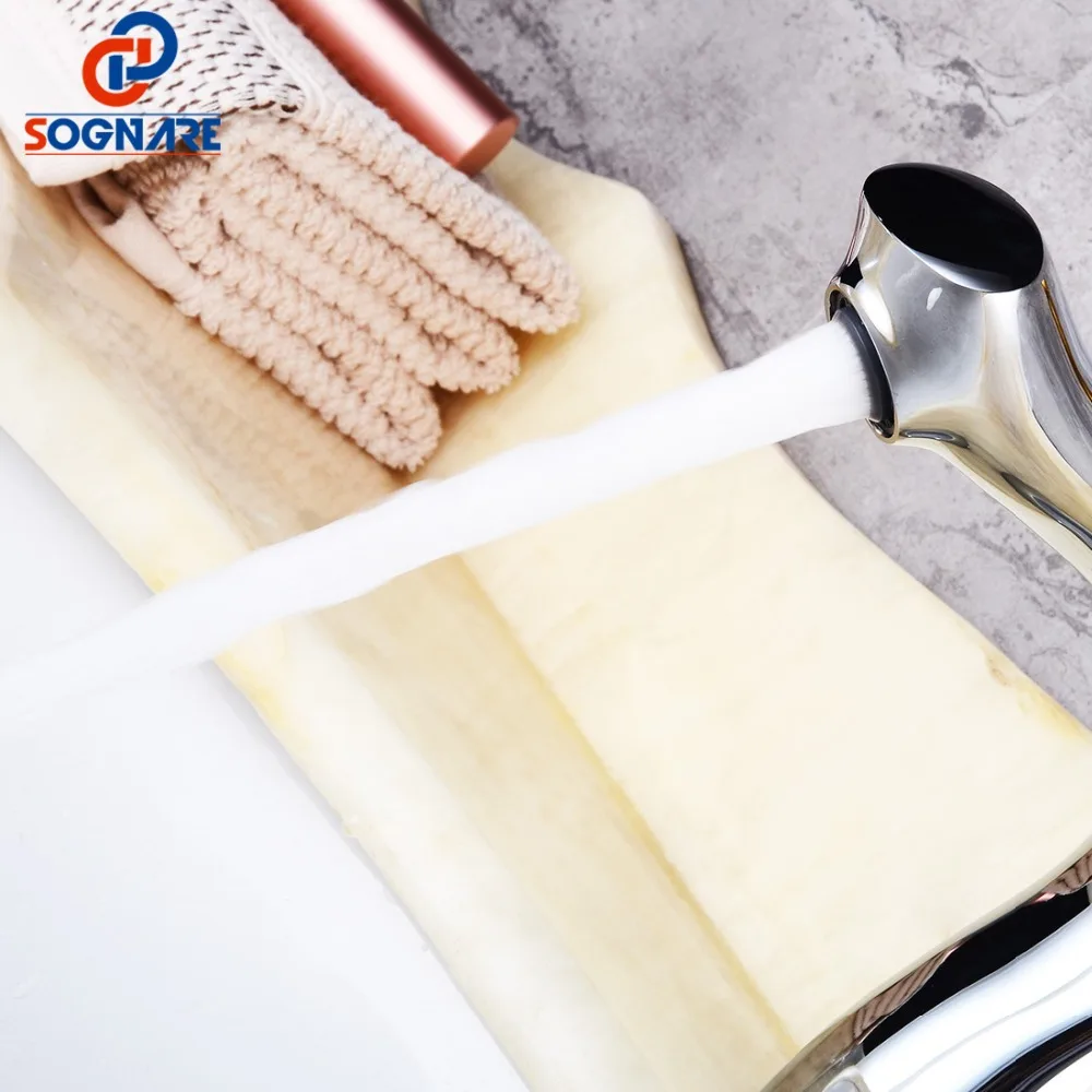 Смеситель SOGNARE для ванной комнаты медный кран холодной и горячей воды