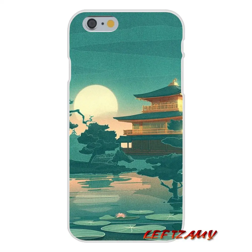 Для Samsung Galaxy A3 A5 A7 J1 J2 J3 J5 J7 2015 2016 2017 Wave Art японские зеленые аксессуары чехлы для