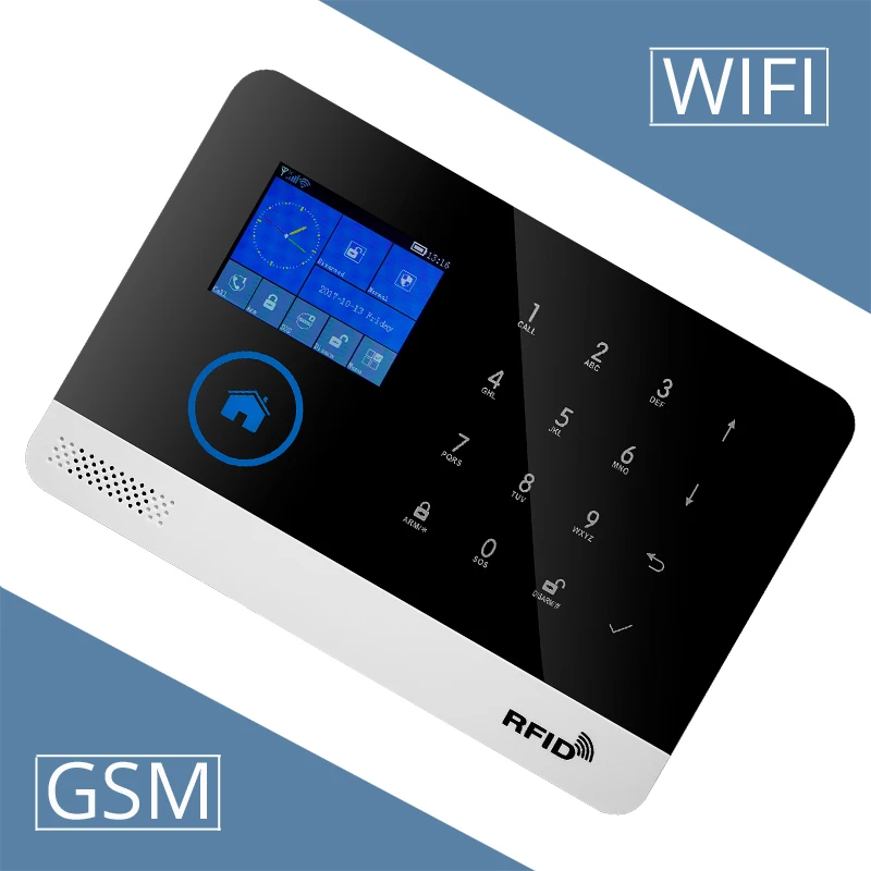 Сигнализация Беспроводная с Wi Fi на солнечной батарее|alarma wifi|alarma wirelessalarma solar |
