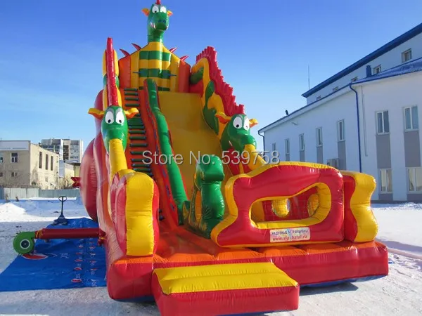 (China Guangzhou) inflatable slides Castle Long slide CHA-111 | Slides
