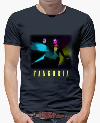 2017 Рекомендуем футболки мужчин Fangoria Короткими рукавами Мода Трикотажные kpop S-XXXL |