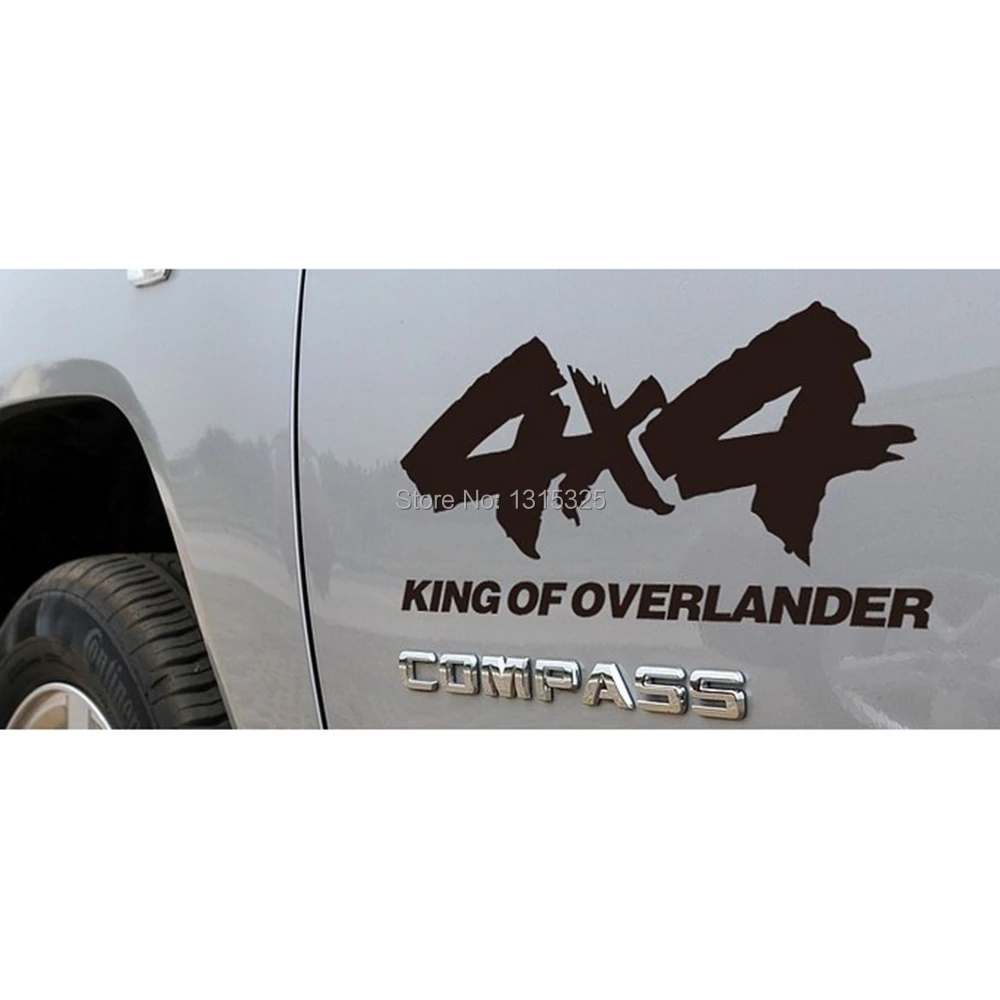 Aliauto 4*4 King of Overlander Автомобильная наклейка Светоотражающая для AWD Ford chevrolet Volkswagen skoda