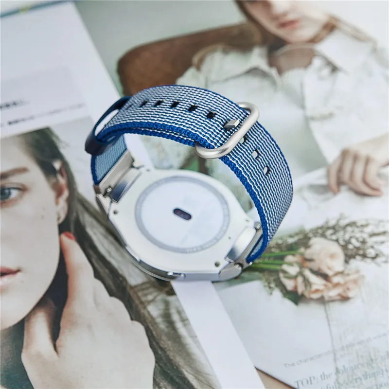 Ремешок из нейлона для Samsung gear S2 R720/R730 классические умные часы спортивный ремешок