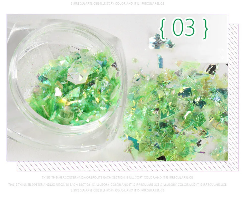 12 видов цветов нестандартные бумажные блестящие аксессуары для дизайна ногтей