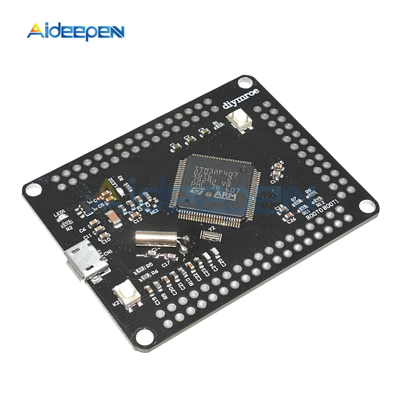 1 шт. детская плата STM32F407VGT6 ARM 32 битная MCU Core макетная SPI I2C IIC UART детский модуль STM32F4