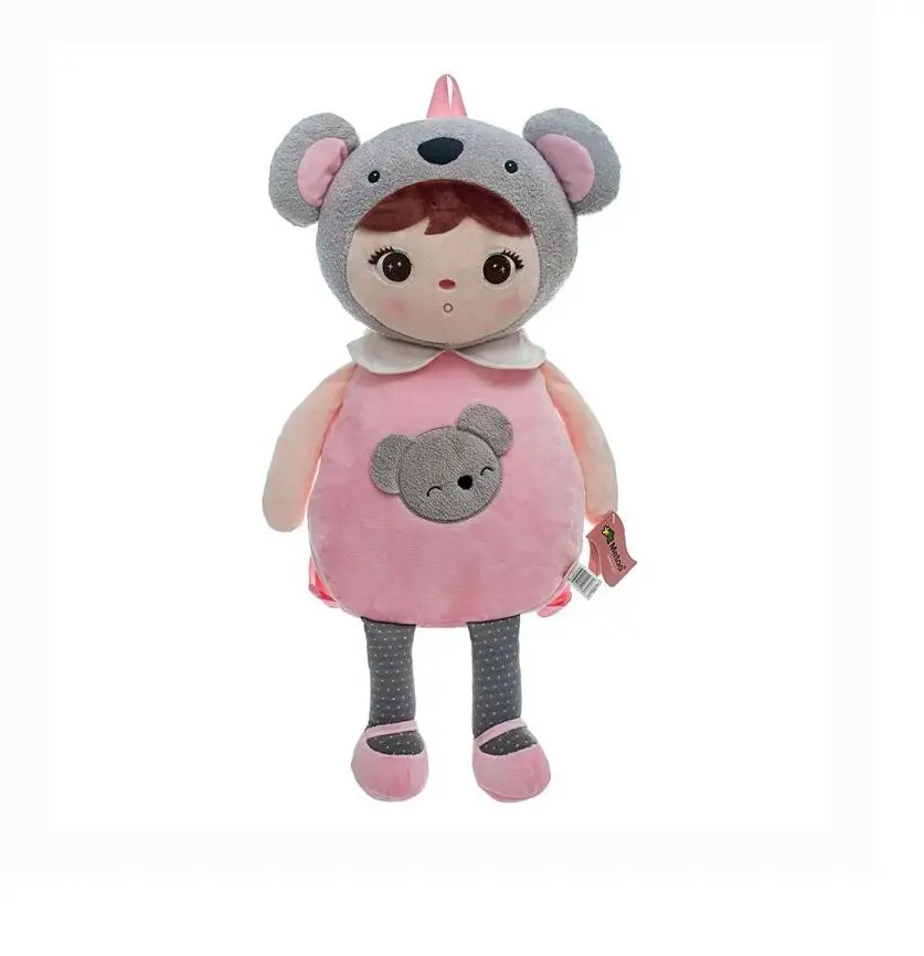 Популярные Мультяшные сумки с животными Детская плюшевая кукла рюкзак сумка