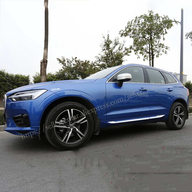 4 шт. для Volvo XC60 2018 новый серебристый Стайлинг автомобиля ABS хром наружная дверь