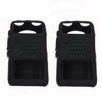 2 pcs baofeng silicone rubber case for protective uv 5ra uv 5r plus uv 5re f8 uv5r accessories two way radio soft cover shell