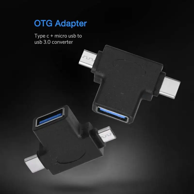 3 в 1OTG кабель адаптер Высокоскоростная передача с двумя интерфейсами USB3.0 для Xiaomi