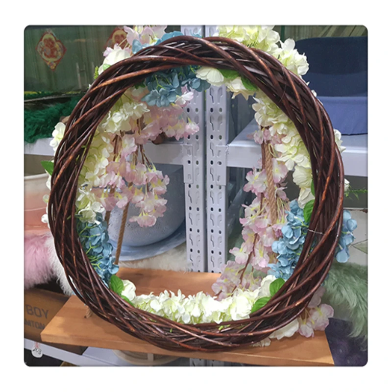 

Baby Annular Basket Newborn Photograph Props Floral Decorate Rattan Box Photo Studio Accessories
