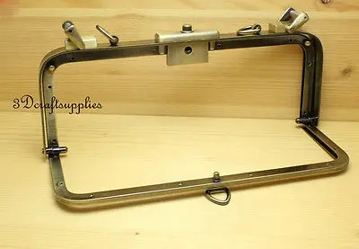 Металлическая рамка для кошелька клей на застежке зажим антибронзовый 9 дюймов X 5