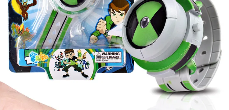 Ben 10 Ultimate Omnitrix часы Стиль Дети проектор часы Япония подлинные Ben10 часы игрушки наручные часы
