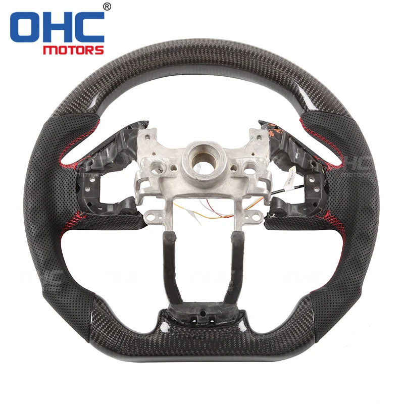 Светодиодный руль из углеродного волокна, совместимый с Honda Civic OHC