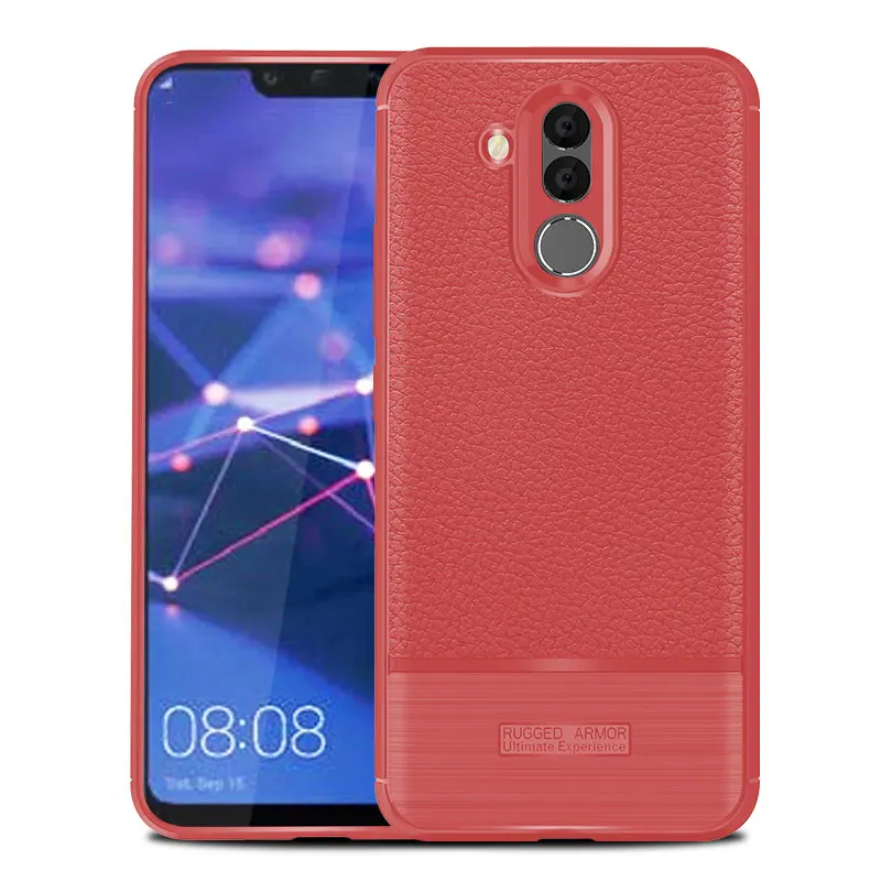 Силиконовый чехол для телефона углеродного волокна крышки на мате 20 лайт huawei Коврики 20 Pro Lite Коврики 20 20Pro 20 Lite Коврики 20 Lite 4/6 64/128 GB свет бампер