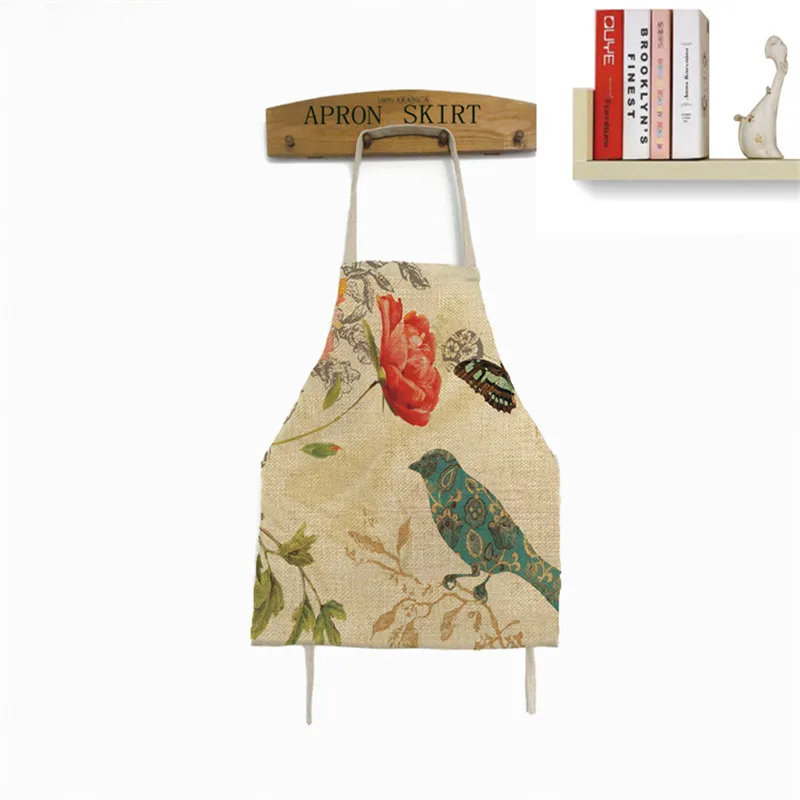 2018 хлопок лен фартук в китайском стиле цвет съемный противообрастающий без