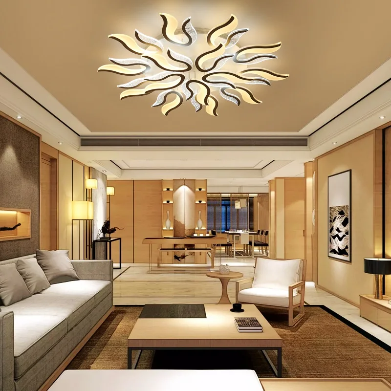 Ультратонкий креативный Акриловый светодиодный потолочный светильник для