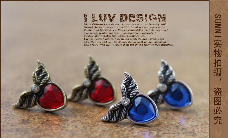 Модные ювелирные изделия Новый дизайн Оптовая Продажа крылья Ангела сердце