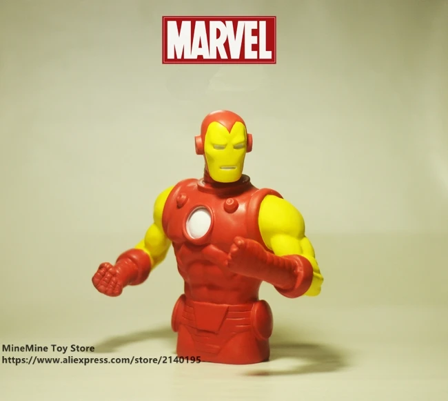DISNEY Marvel Мстители Железный человек Копилка 15 см фигурку осанка коллекция