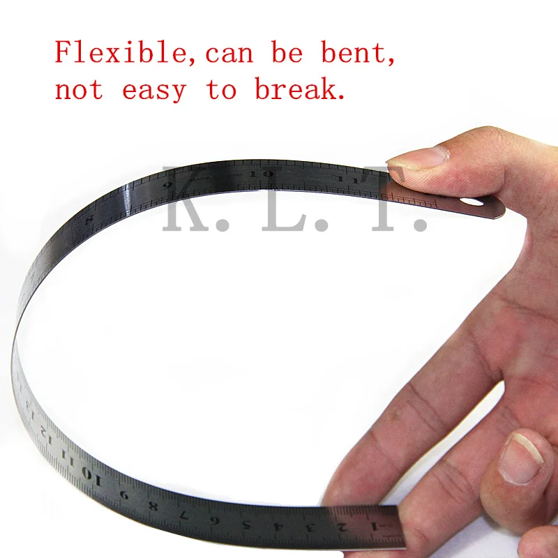 1 шт. точности двойными бортами уступчивость Сталь линейка 15 см из металла