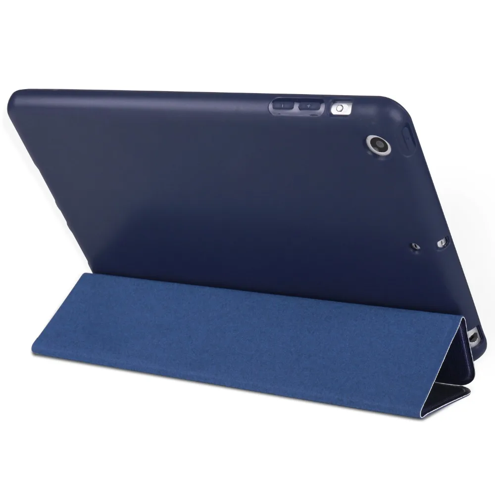 QUWIND синий дерево непрозрачные мягкий сон проснуться чехол для iPad Mini 1234 iPad 234 iPad iPad воздуха 1 2 Pro 9,7 10,5