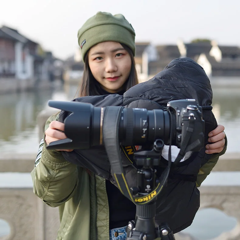 Новая Теплая сумка для камеры чехол от дождя дорожная Сумка DSLR Nikon Canon Sony Fuji Pentax