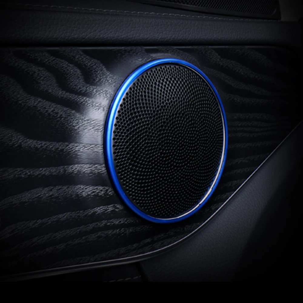 

door speaker ring circle cover sticker decoration trim Car styling for Mercedes Benz New GLC260 300 200 C180L NEW C200L