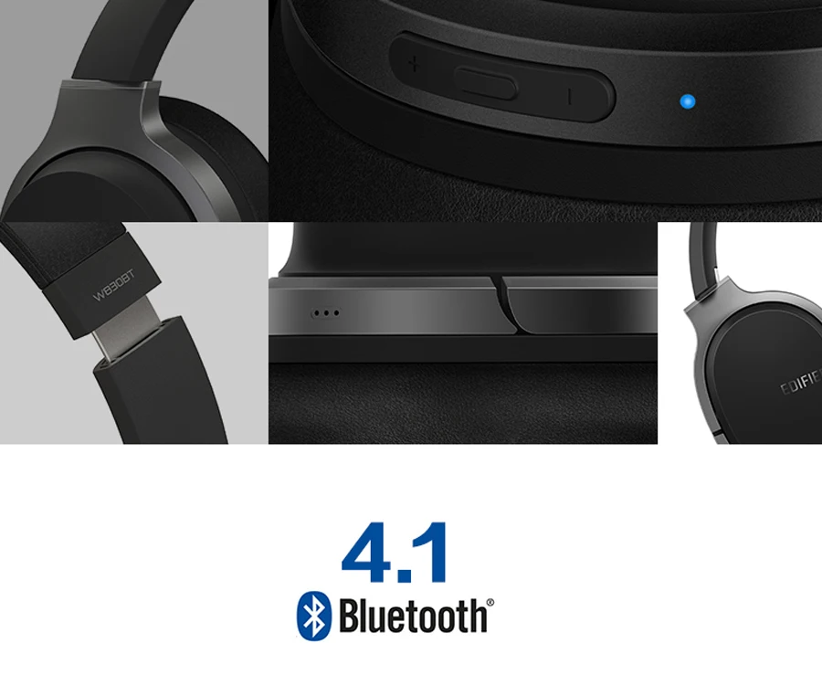 EDIFIER W830BT Bluetooth v4.1 беспроводные наушники Bluetooth наушники aptX codec NFC tech с 95 часами воспроизведения