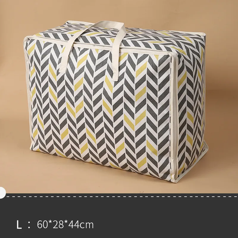 huihuangcuxiantiaoL M L XL большой емкости органайзер для шкафа для дома разное Одеяло Одежда Нижнее хранилище сумка высокого качества органайзер для гардероба 1 шт - Цвет: huihuangcuxiantiaoL