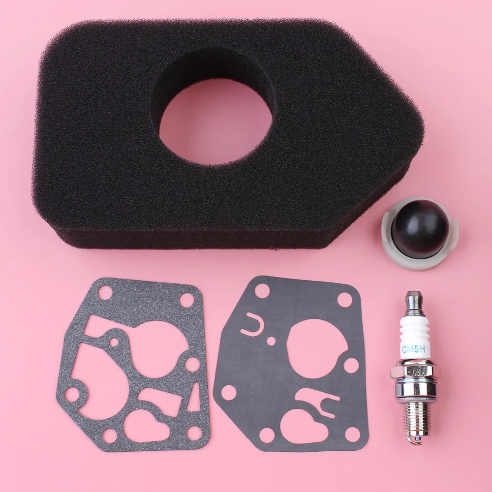 

Диафрагма прокладка воздушный фильтр первоклассник лампы свечи зажигания КОМПЛЕКТ ДЛЯ Briggs Stratton 795083 495770 698369 694394 3 через 4.75HP двигатель