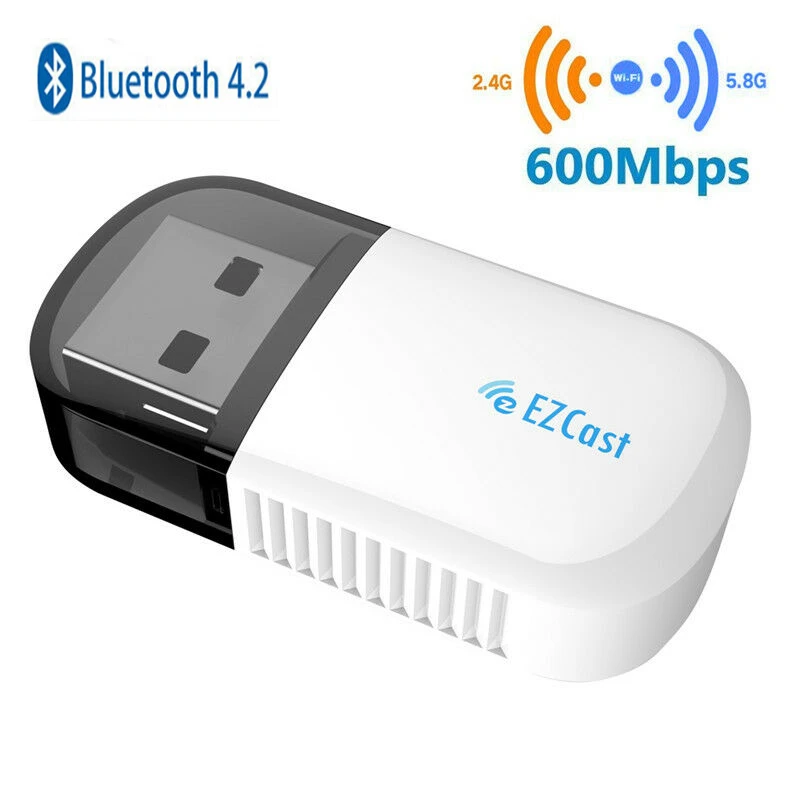 Беспроводной Bluetooth 4,2 USB wi-fi адаптер 5G/2,5G двухполосный AC 600 Мбит/с ключ wi-fi PC сетевая карта двухдиапазонный Адаптер wi fi 5 ГГц