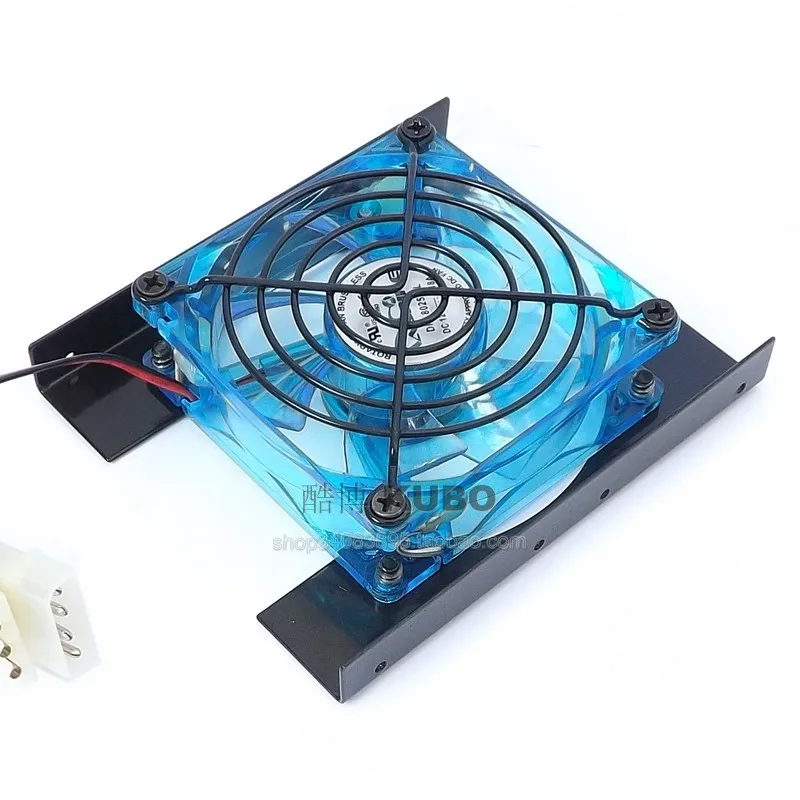 Охлаждающий вентилятор для жесткого диска компьютера 80 мм охлаждающий с ledradiator 3 5