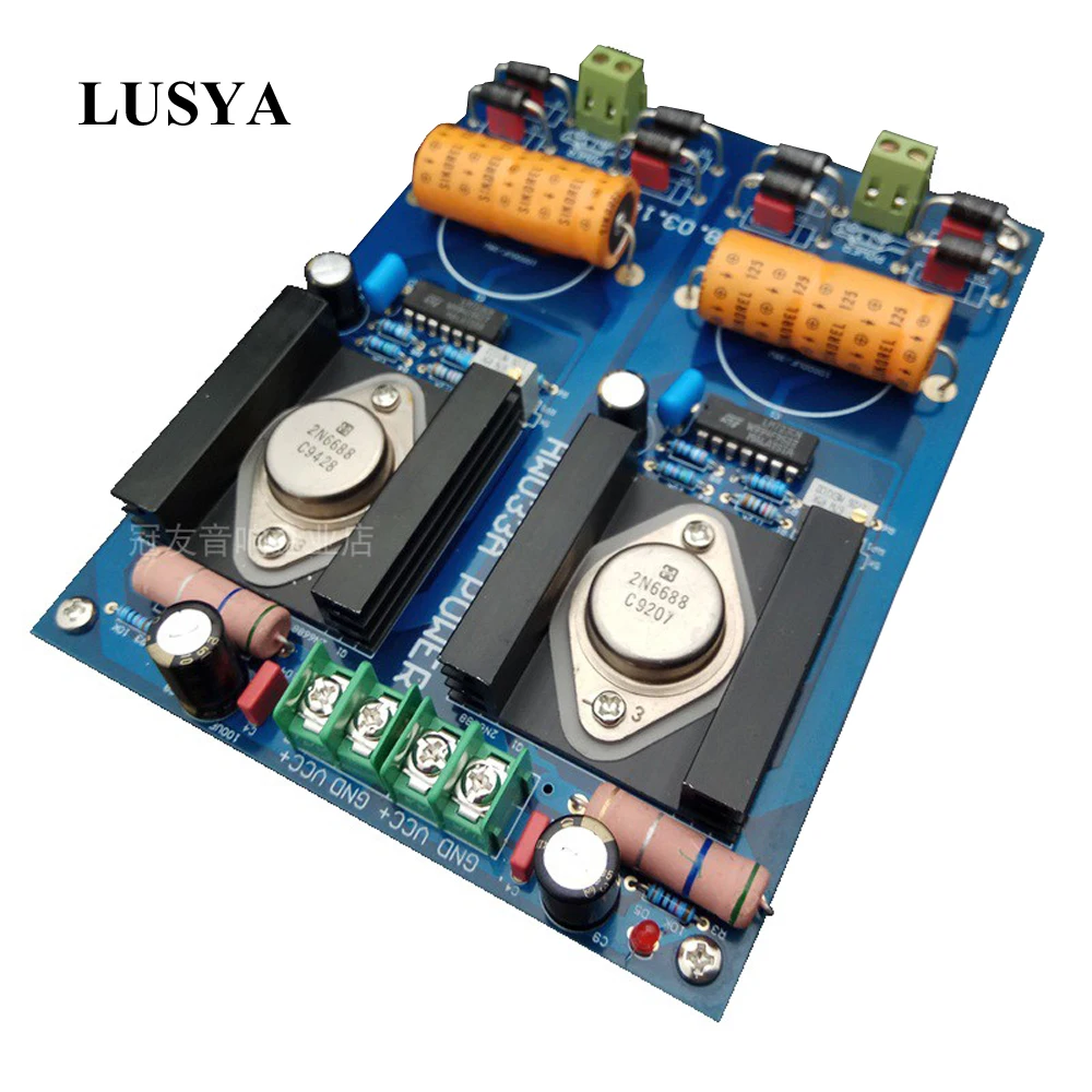 Lusya Hifi LM1723CN предусилитель линейный регулятор питания Двойной источник питания Золотая печать версия T0045