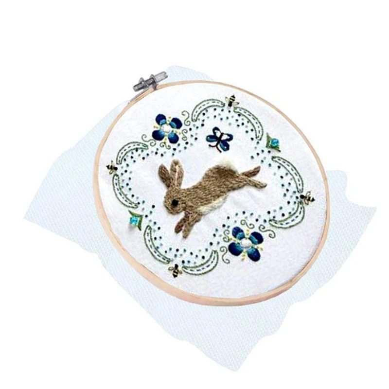 Light Yellow Embroidery Hoop Circle Tent Ring Useful Profession Gift Sewing Art Practical Round Frame for Craft Bamboo Alloy | Дом и сад