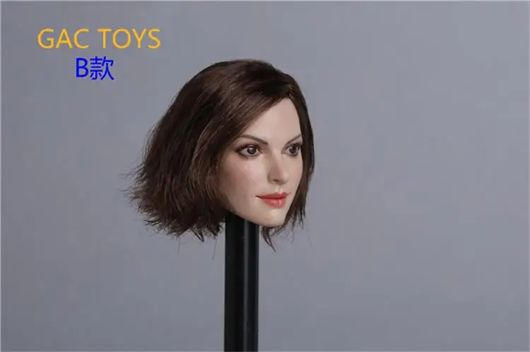 1/6 женская голова Лепка GC012 A B для 12 &quotTBLeague PHI CEN горячие игрушки Фигурки|Игровые