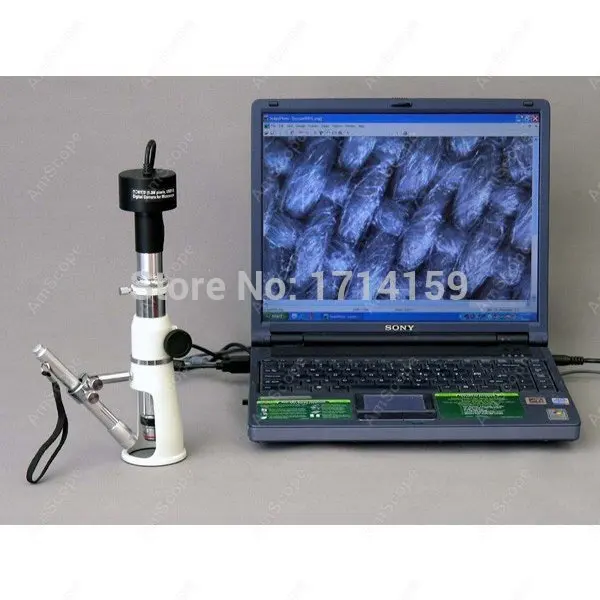 Shop Measuring Microscope-AmScoe Supplies 20X &amp 50X Microscope + 8MP Digital Camera | Инструменты