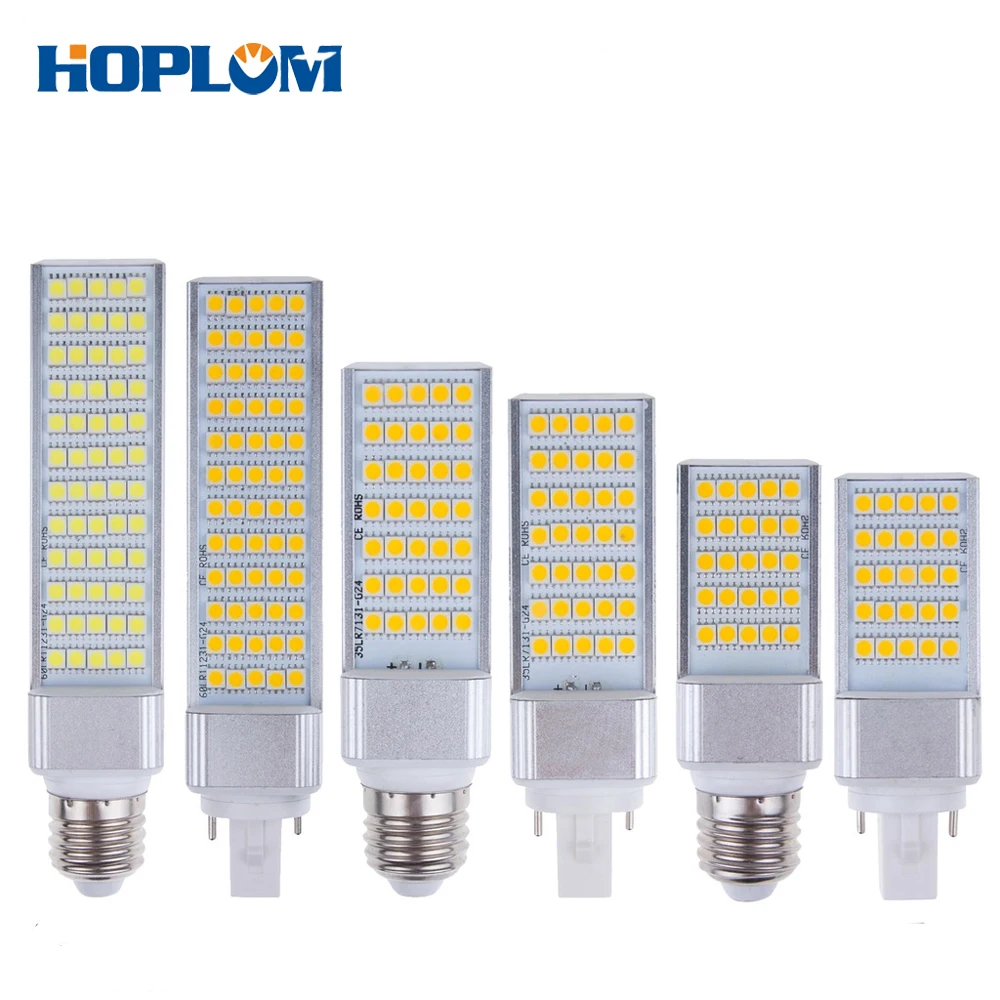 Лампа кукуруза 110 В переменного тока E27 G24 LED5W 7 Вт 9 11 13 SMD 5050 точесветильник