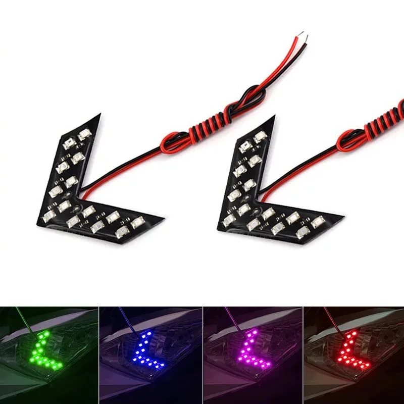 2 шт./лот Автомобильный свет 14 SMD Светодиодная Стрелка Панель для автомобиля