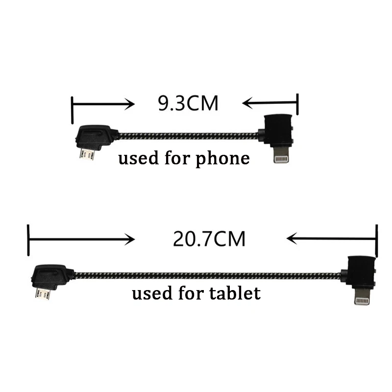 Кабель для передачи данных с дистанционным управлением для DJI Mavic Pro Air 2 Mini Wire Connet Mobile Tablet Transmission Android Micro USB/type-c IOS